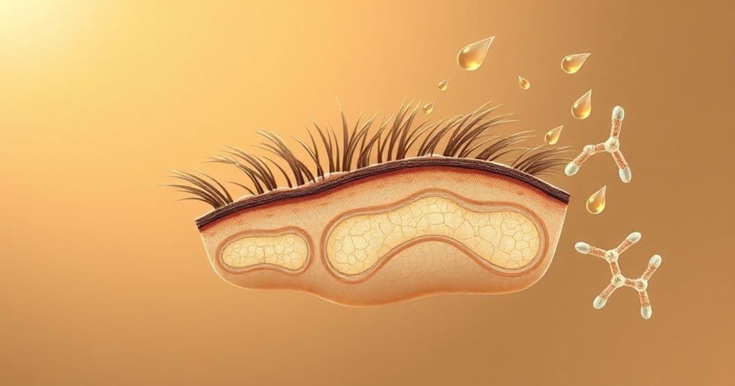 Calm, hopeful look at healthy hair
