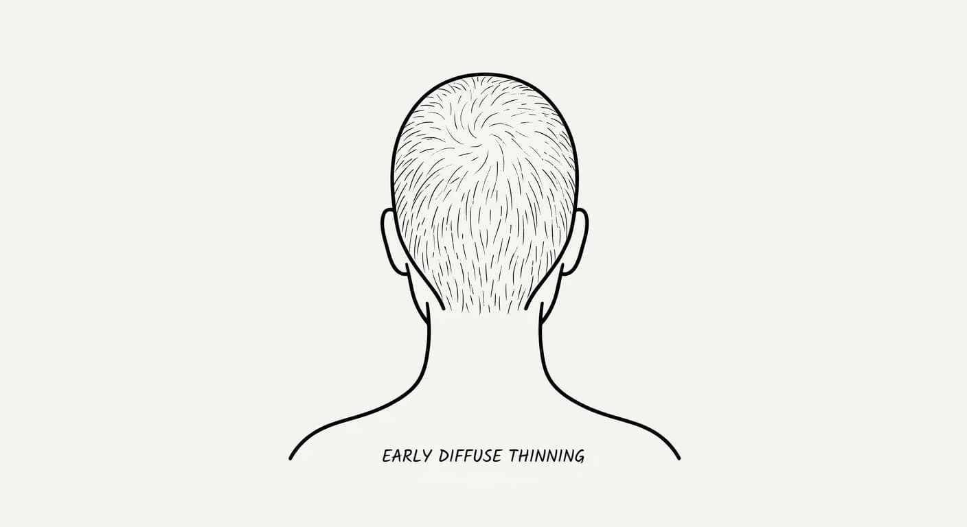 Thinning on top or all over